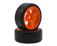 Traxxas 4-Tec 2.0 1.9" Front Pre-Mounted Drift Tires (Orange)