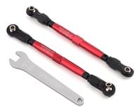 Traxxas Unlimited Desert Racer Aluminum Front Toe Links (Red) (2)