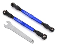 Traxxas Unlimited Desert Racer Aluminum Front Toe Links (Blue) (2)