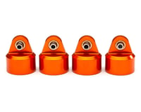 Traxxas GT-Maxx Aluminum Shock Caps (Orange) (4)