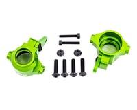 Traxxas Sledge Aluminum Steering Blocks Left & Right (Green) (2)