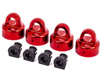 Traxxas Sledge Aluminum Gt-Maxx Shock Caps (Red) (4)