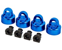 Traxxas Sledge Aluminum Gt-Maxx Shock Caps (Blue) (4)
