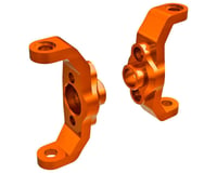Traxxas TRX-4M Aluminum Caster Blocks (Orange) (2)