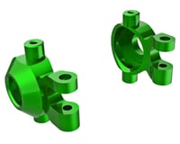 Traxxas TRX-4M Aluminum Steering Blocks (Green) (2)