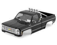 Traxxas TRX-4M 1/18 1979 Chevrolet K10 Truck Pre-Painted Body Set (Black)