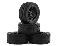 UDI RC 1/16 Pre-Mounted Treaded Tires (4) (Amphicyon/Hatchback)