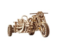UGears UGR-10 Scrambler w/Sidecar 3D Mechanical Wooden Model