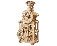 UGears Engine Clock Wooden Mechanical Model Kit