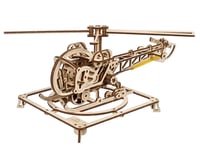 UGears Mini Helicopter Wooden Mechanical Model Kit