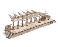 UGears Railway Platform Wooden 3D Model