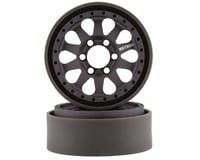 Vanquish Products Method 101 V2 1.9" Beadlock Crawler Wheels (Grey/Black) (2)