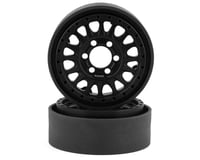 Vanquish Products KMC KM445 Impact 1.9" Beadlock Crawler Wheels (Black) (2)