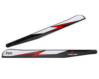 Vulcan Rotors EVO 700mm Carbon Fiber Main Blade Combo Set (Red)