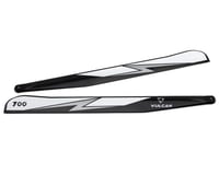 Vulcan Rotors EVO 700mm Carbon Fiber Main Blade Combo Set (Silver)