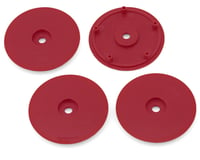 Whitz Racing Products 1/10 Whiplash Wheel Covers (Red) (4)