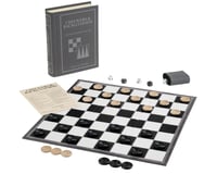 WS Games Company Checkers & Backgammon Vintage Bookshelf Edition