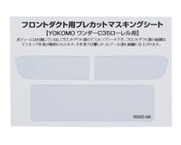 WRAP-UP NEXT Precut Mask Sheet for Front Duct (Yokomo WONDER C35 LAUREL)