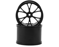 eXcelerate B-Mag Super-V Drag Racing Rear Wheels (Black) (2) w/12mm Hex