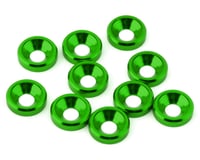 eXcelerate 3mm Countersunk Washers (Green) (10)