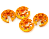 XRAY Aluminum Shock Spring Retaining Collar Set (Orange) (4)