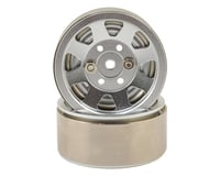 Xtra Speed 8 Spoke High Mass 1.9" Aluminum Beadlock Wheel (Silver) (2)