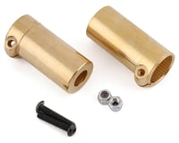Yeah Racing Axial SCX10 II Brass Left & Right Straight Axle Adapters (2) (27g)
