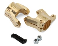 Yeah Racing Element RC Enduro Brass Front C-Hub Carriers (Gold) (2) (20g)