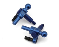 Yeah Racing Kyosho Mini-Z Aluminum Steering Knuckles (Blue) (2) (+1 Camber)