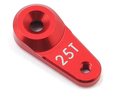 Align D6FF Metal Servo Horn (2.5mm) (Red) (25T) [AGNHSP61015QR] - AMain  Hobbies