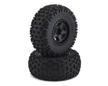 Traxxas BFGoodrich Mud TA Rear Tires (2) (Black Chrome) (S1) w/Split-Spoke  Rear Wheel