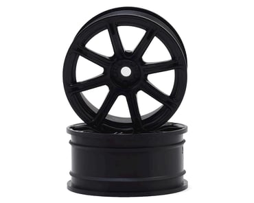 CRC GTR Rubber Tire Wheels (Black) (4) [CLN2310] - AMain Hobbies