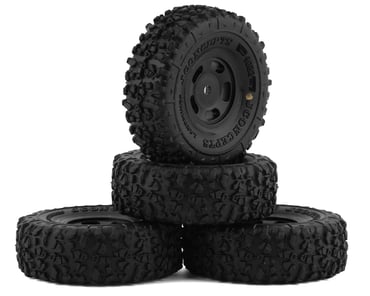 Axial AXI41000 ST28 Razor FR / Paddle RR Tire Set : Yeti Jr.