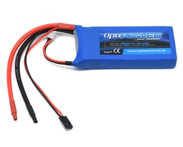 7.4V 3200mAh 2S Reaction Li-Ion Receiver Battery: Universal Receiver