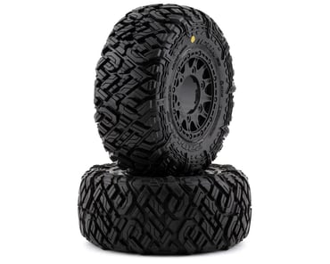 Traxxas BFGoodrich Mud TA Rear Tires (2) (Black Chrome) (S1) w/Split-Spoke  Rear Wheel