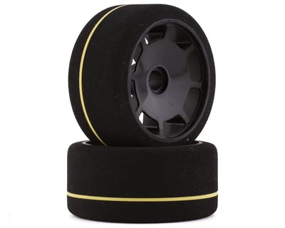 RC Toys 1/10 On-Road Car Racing Tires W/Sponge & Wheel 4PCS Rim01-8007 
