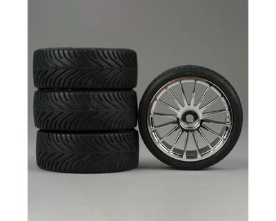 Details about   4x RC 1/10 Soft Rubber Touring Car Tire Tyre Wheel Rim 3mm Offset 11011+Tire 