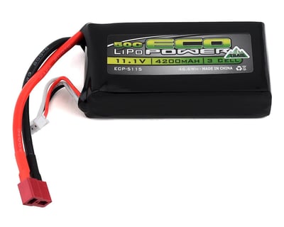 Batterie LiPo Carbon Sport 3S 1200mAh 45C 11.1V connecteur TRX