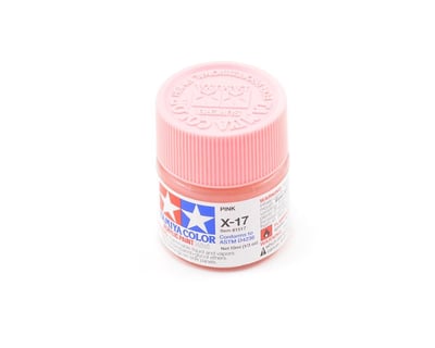 X-17 Pink Acrylic Paint Mini X17 - Tamiya