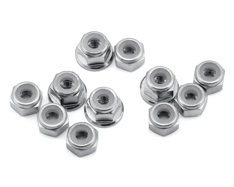 175RC B6.1/B6.1D Aluminum Nut Kit (Silver) (11)