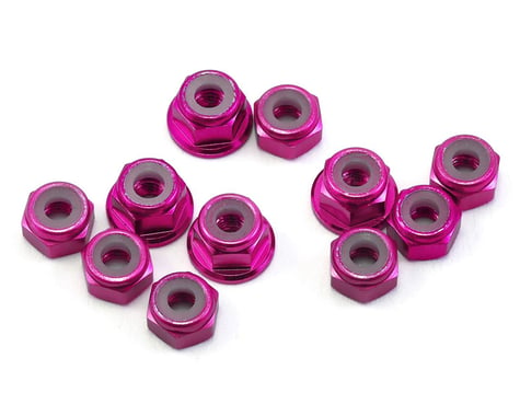 175RC B6.1/B6.1D Aluminum Nut Kit (Pink) (11)