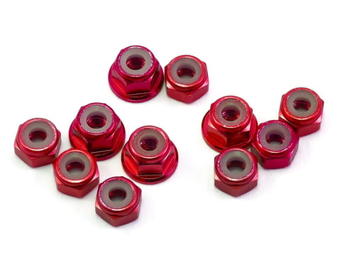 175RC B6.1/B6.1D Aluminum Nut Kit (Red) (11)