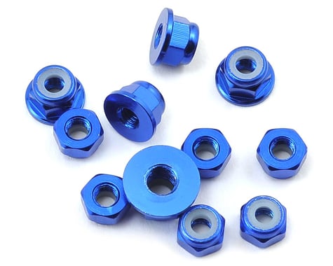 175RC B6/B6D Aluminum Nut Kit (11) (Blue)