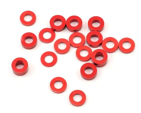 175RC Kyosho RB6.6 Machined Hub Spacers (Red) (18)