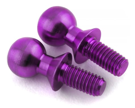 175RC 5.5x6mm Titanium Ball Studs (Purple) (2)