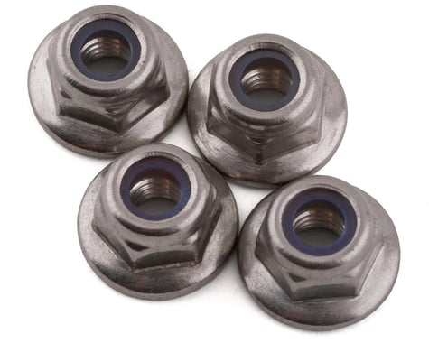 175RC Pro2 SC10 HD Stainless Steel 4mm Wheel Nuts (Silver)