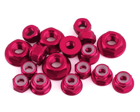 175RC T6.4 Aluminum Nut Kit (Pink) (17)