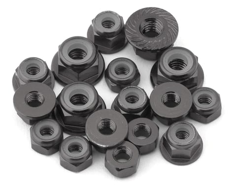 175RC RC10 B7 Aluminum Nuts Kit (Grey)