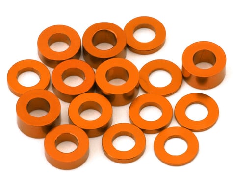 175RC RC10 B7 Aluminum Spacer Kit (Orange)