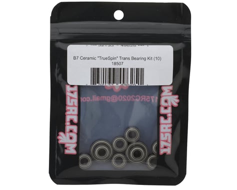 175RC RC10B7/RC10B7D Ceramic "TrueSpin" Transmission Ball Bearing Kit (10)